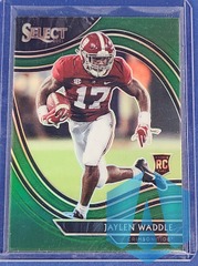 2021 Panini Chronicles Draft Picks Green Prizm #264 Jaylen Waddle Crimson Tide
